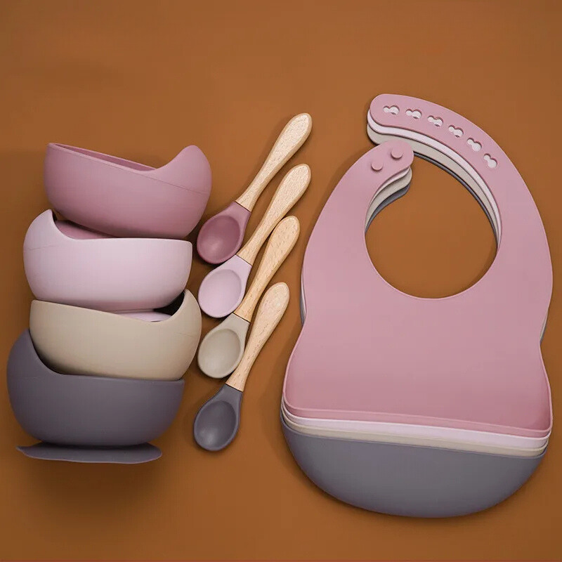 Silicone Baby Tableware Set