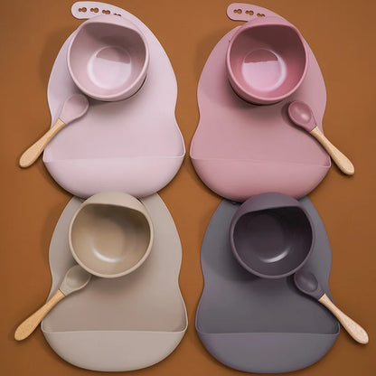 Silicone Baby Tableware Set