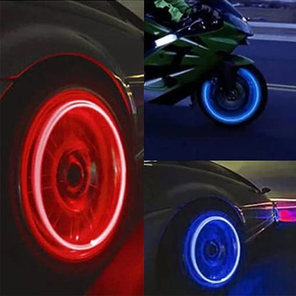 Glowing Tire Valve Caps