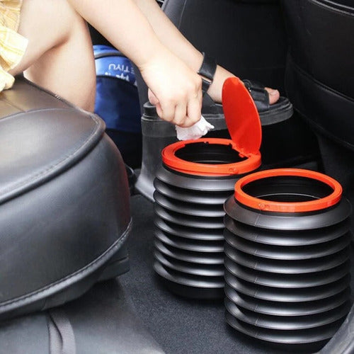 Retractable Car Trash Bin